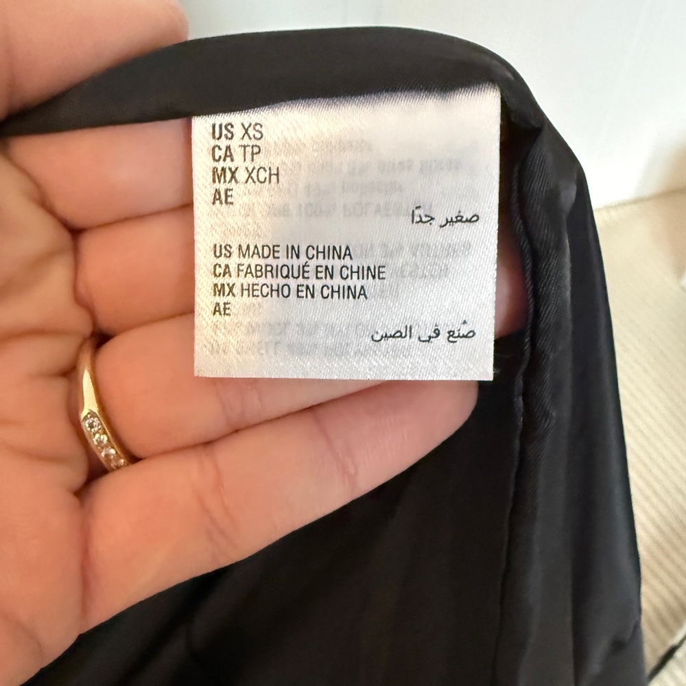 INC international concepts grey check coat size XS - Picture 7 of 7